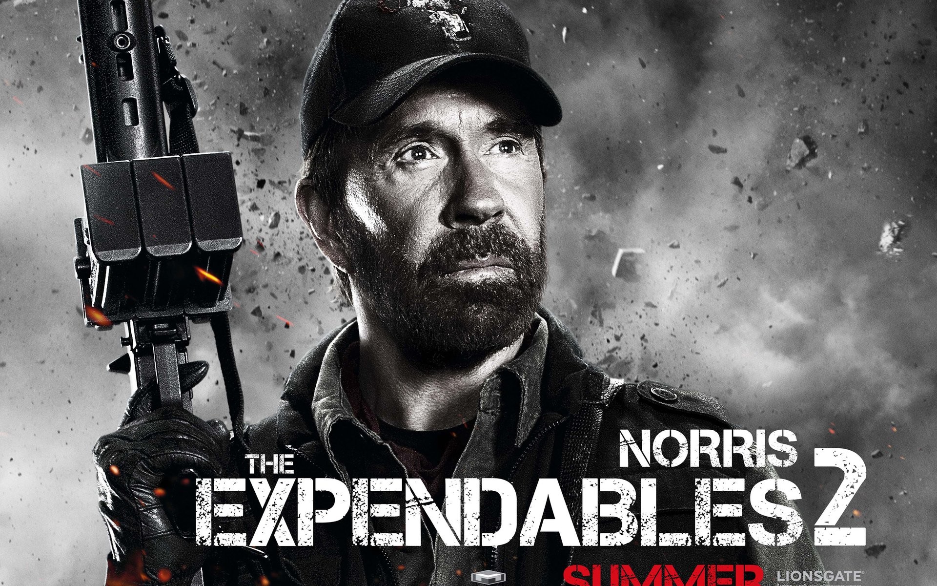 The Expendables 2 Booker Chuck Norris Wallpaper 
 Data - Lone Wolf Expendables 2 - HD Wallpaper 