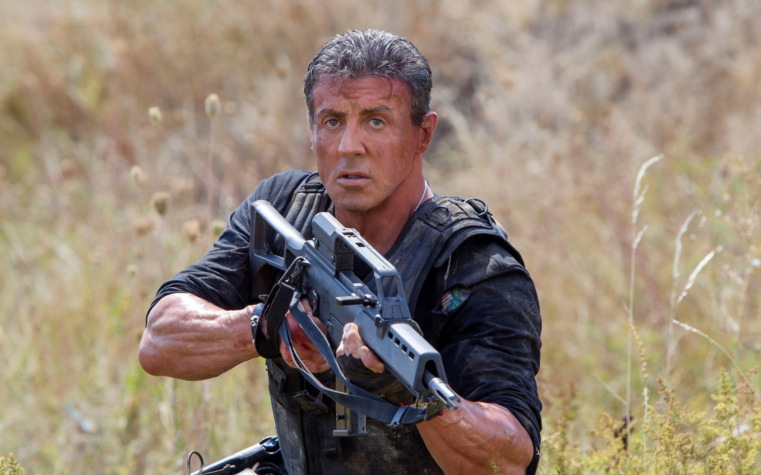 Sylvester Stallone As Barney Ross - Sylvester Stallone Expendables 3 Plane - HD Wallpaper 