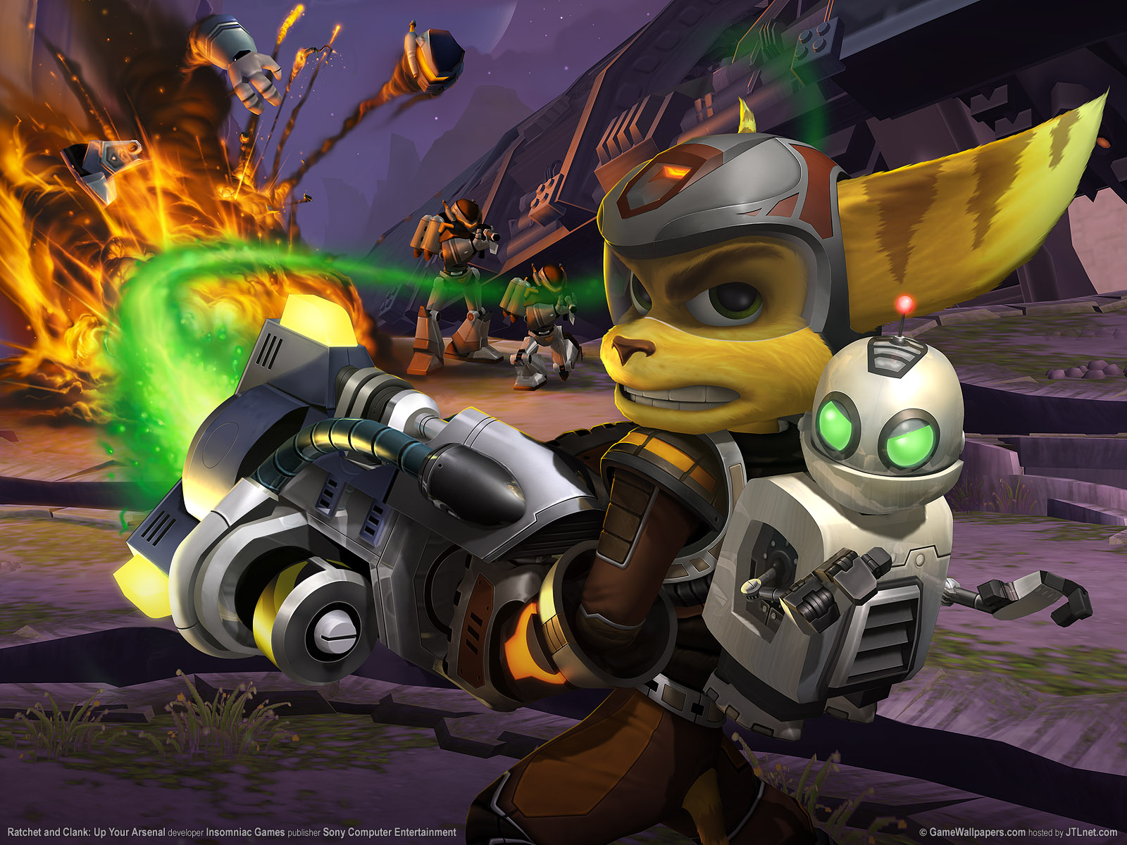 Ratchet Et Clank 2 - HD Wallpaper 