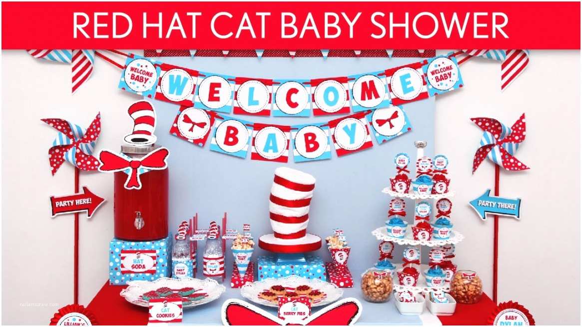 Red And Blue Baby Shower Decorations - HD Wallpaper 