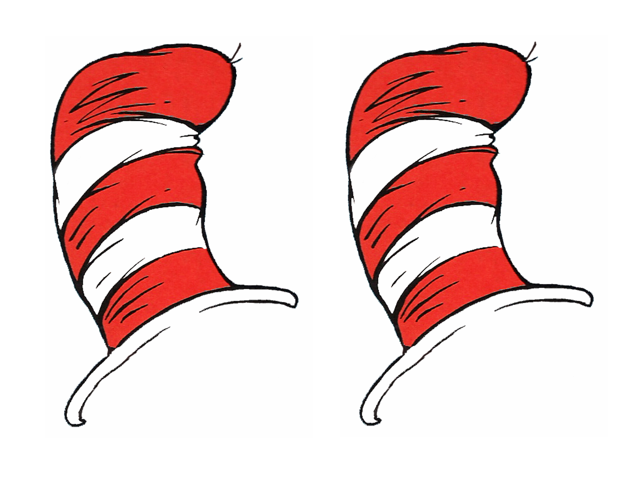 Twins Clipart Cat In Hat - Cat In The Hat Hat Transparent Background - HD Wallpaper 