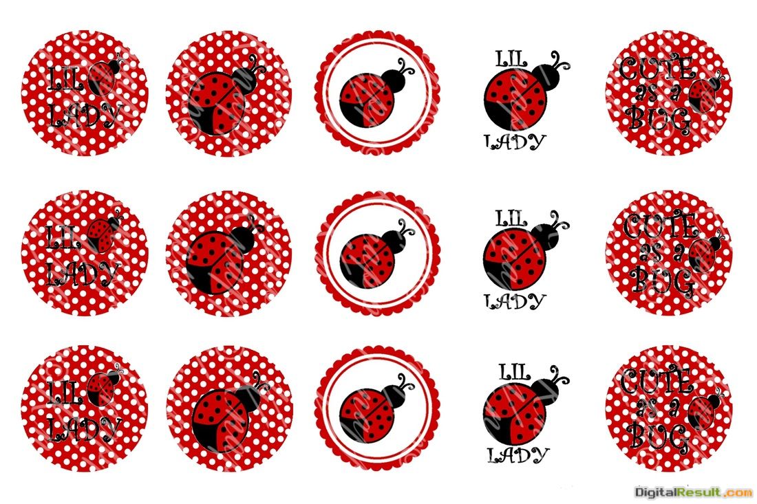 Bubble Guppies Bottle Cap Image Sheet Mama Mouse Designs - Illustration - HD Wallpaper 