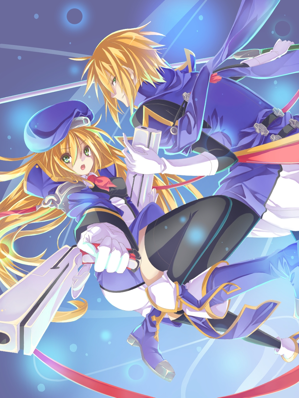 Blazblue Noel And Jin - HD Wallpaper 