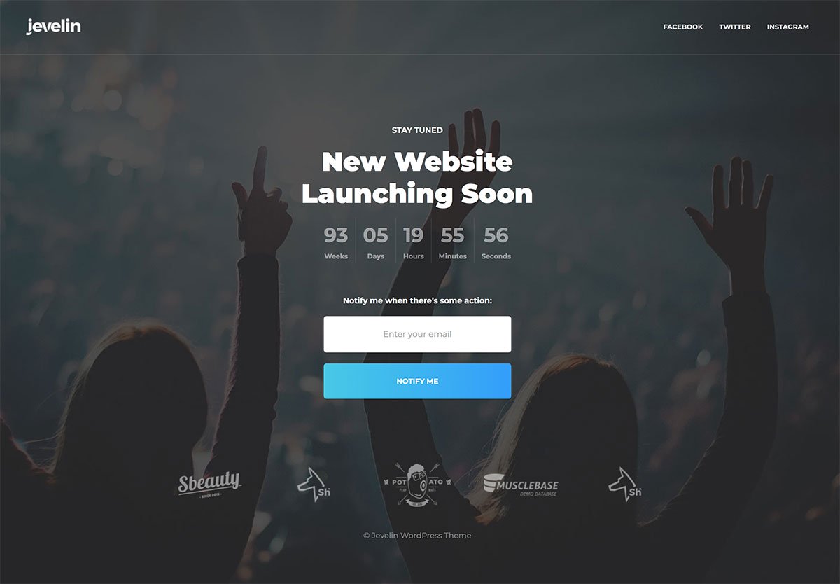 Coming Soon Wordpress Template - HD Wallpaper 