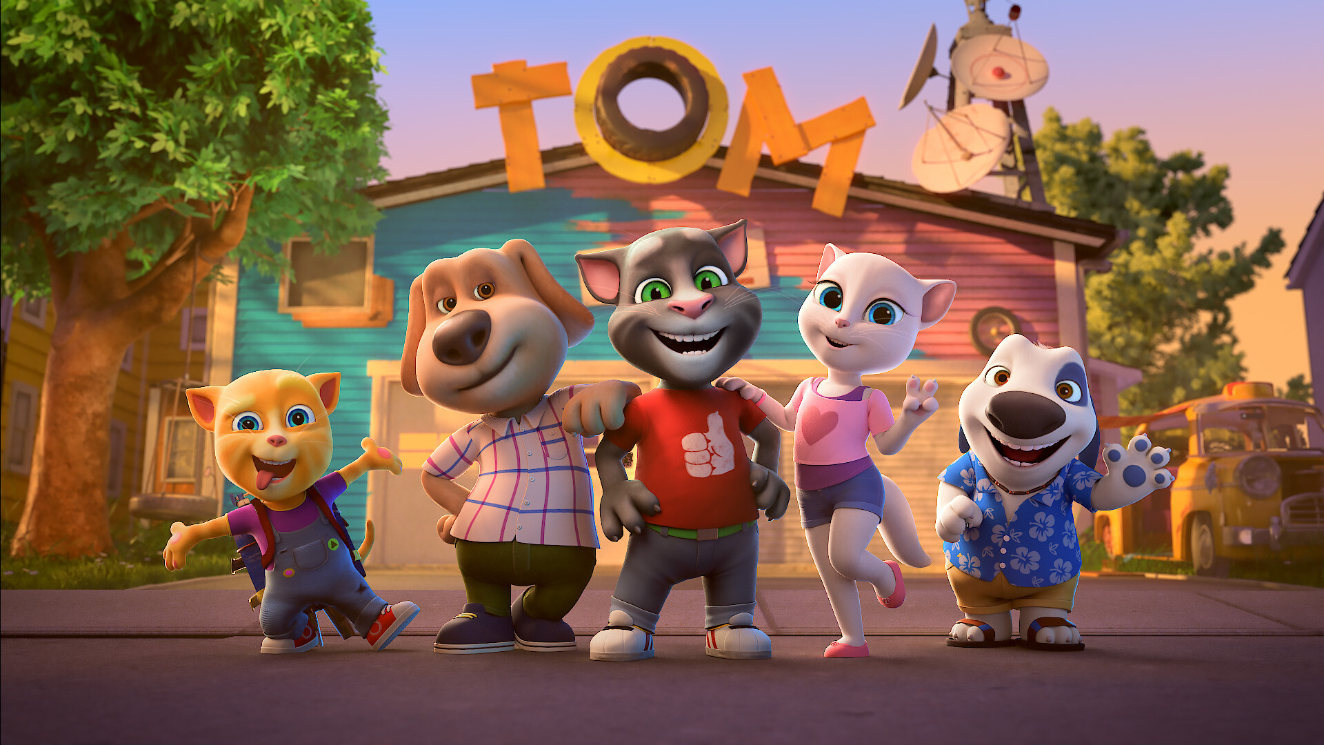 Talking Tom And Friends Season 4 1920x1080 Wallpaper teahub.io