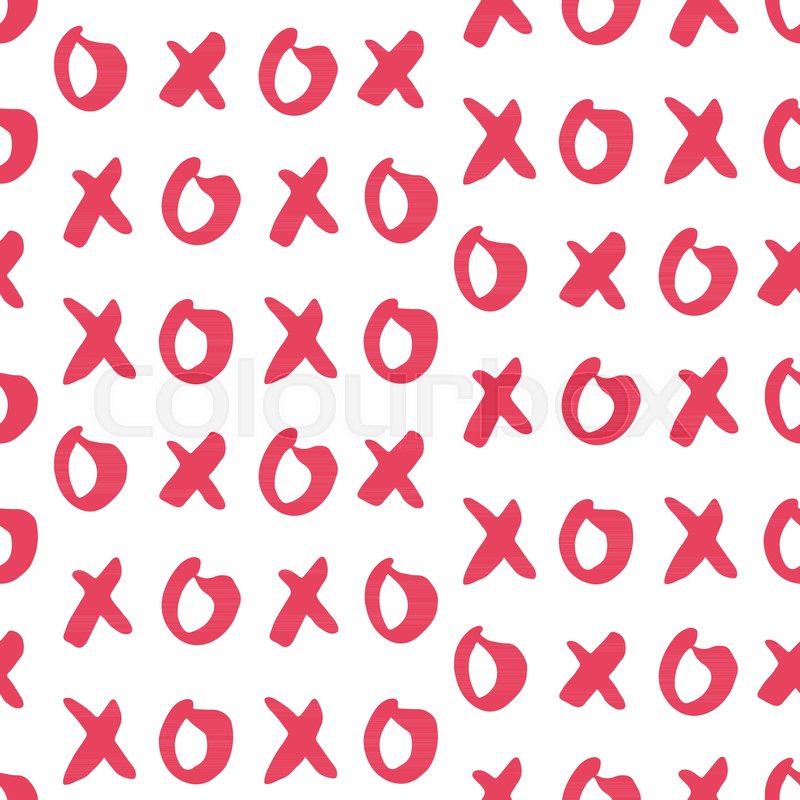 Xoxo Pattern - HD Wallpaper 