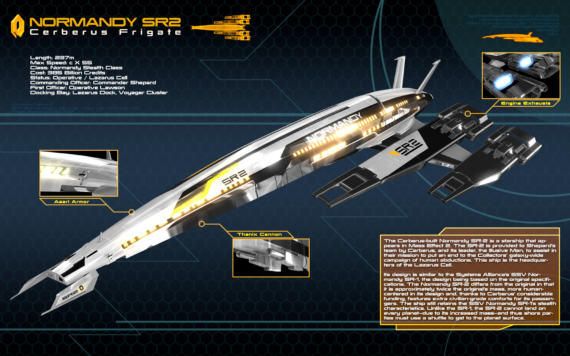 Mass Effect Normandy Sr2 Blueprints - HD Wallpaper 