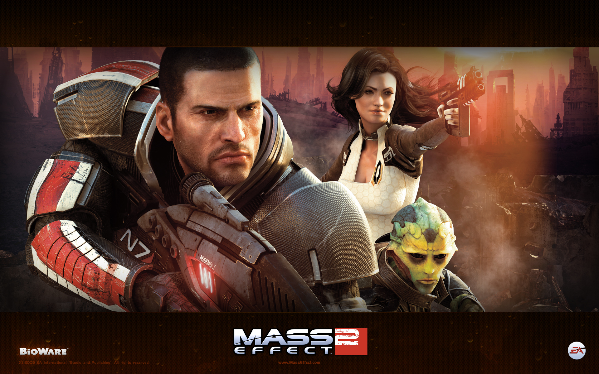 Mass Effect 2 Wide Cover - HD Wallpaper 