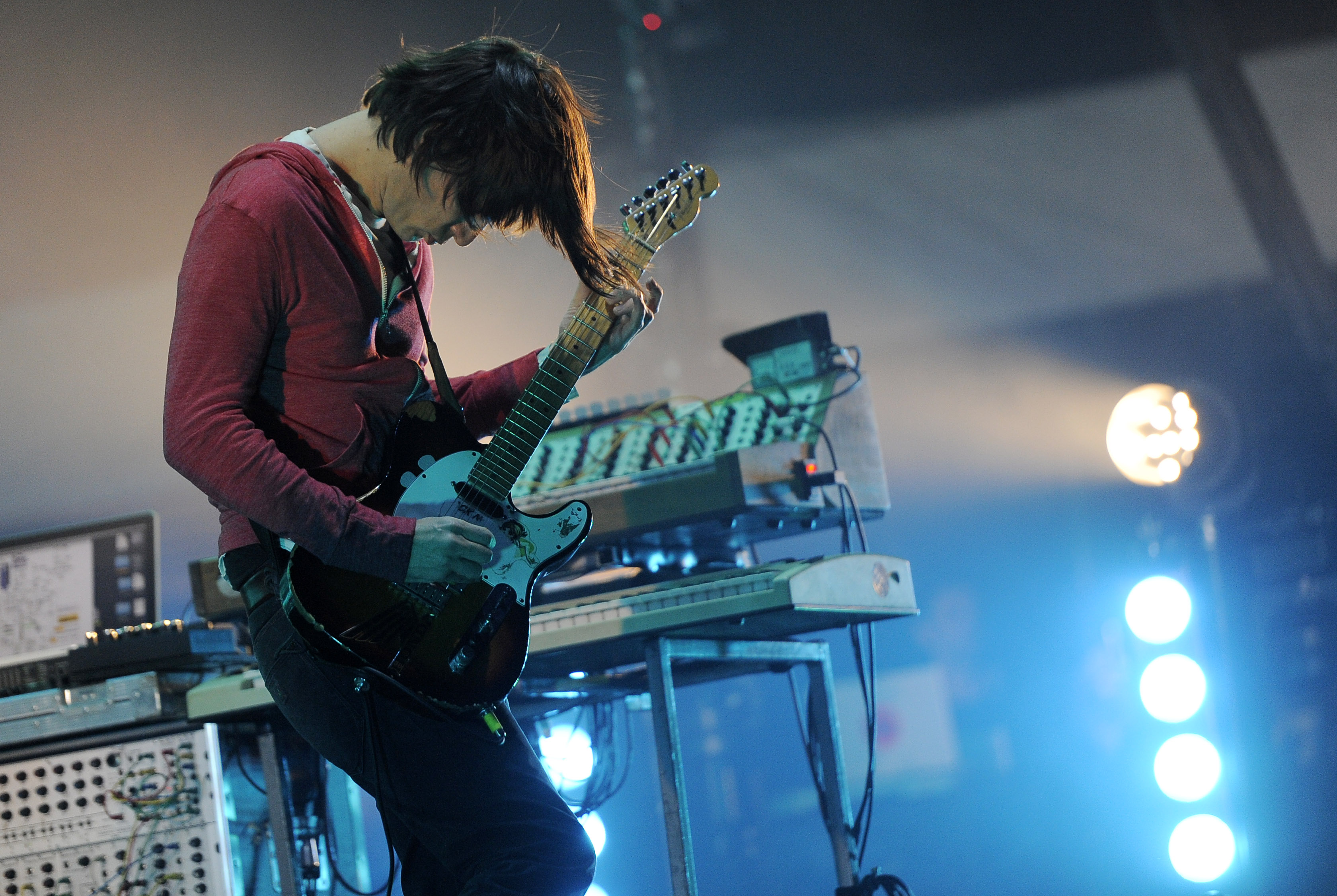 Radiohead S Jonny Greenwood - Jonny Greenwood Fender Telecaster Plus - HD Wallpaper 