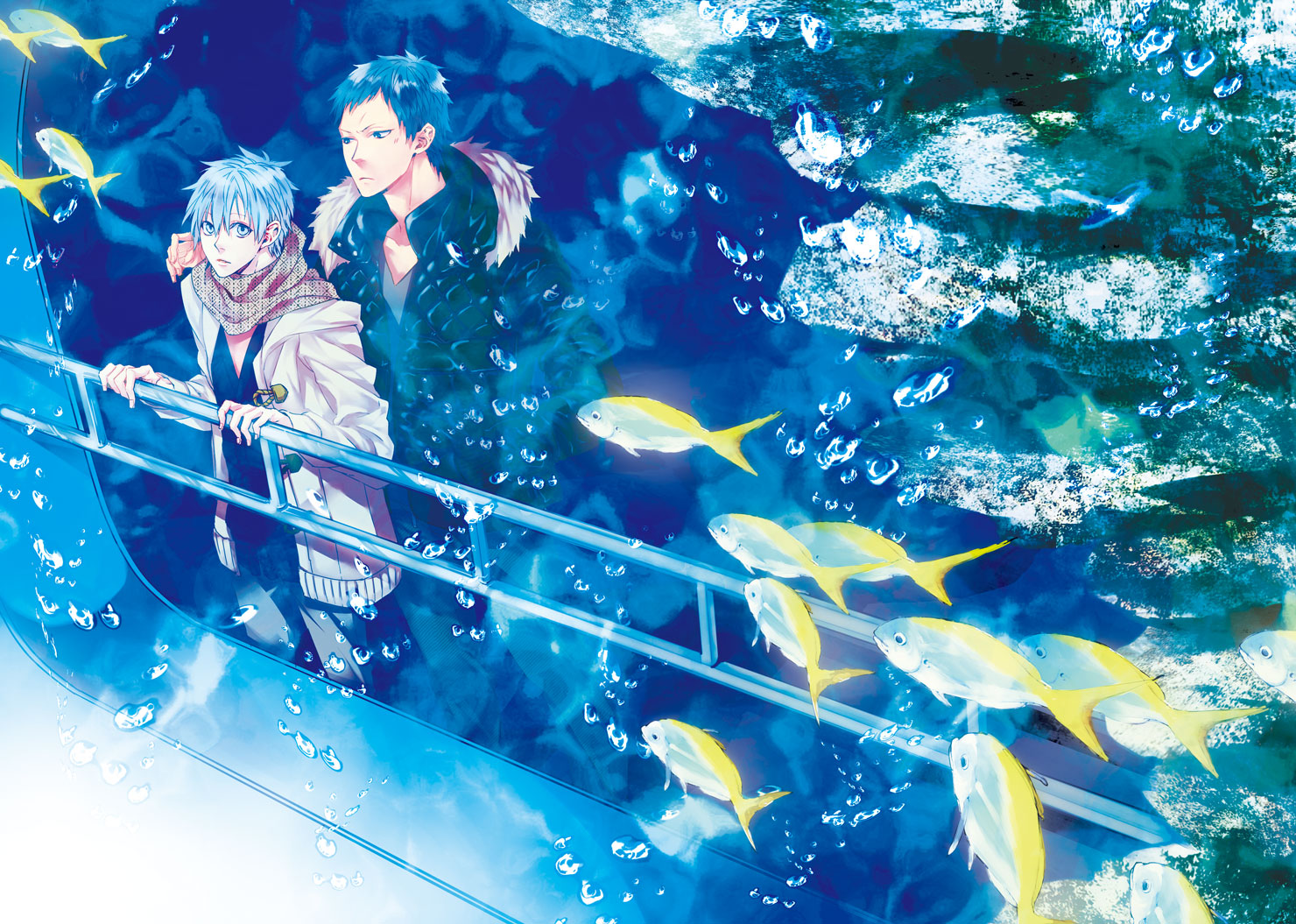 All Male Animal Aomine Daiki Black Hair Blue Eyes Blue Anime Boys Blue Hair 1480x1055 Wallpaper Teahub Io