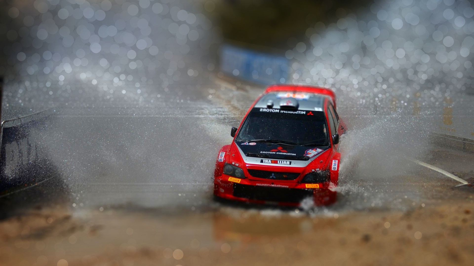 Lancer Evolution Rally 4k Hd Desktop Wallpaper For - Tilt Shift Car Photography - HD Wallpaper 