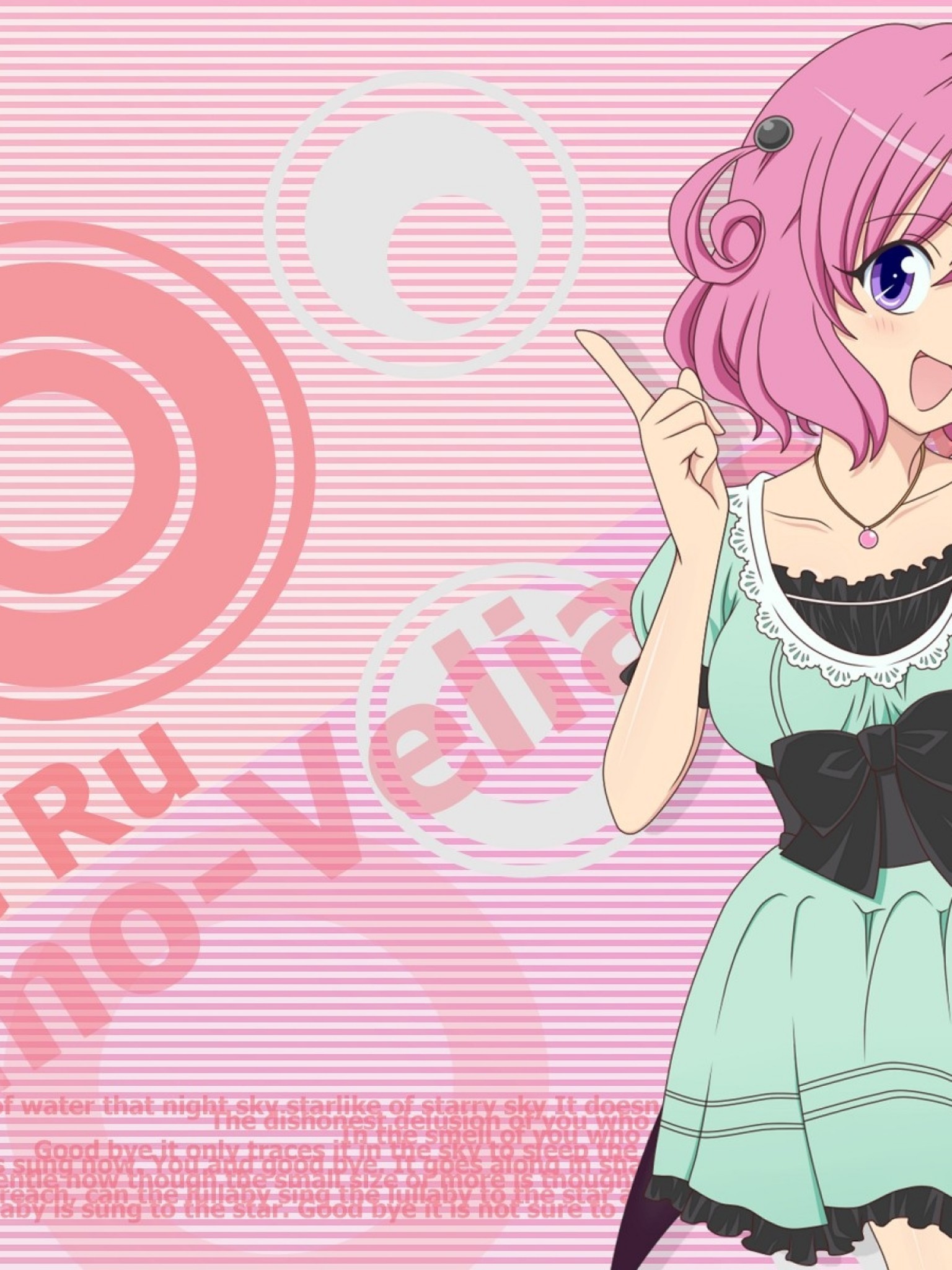 To Love-ru, Momo Velia Deviluke, Pink Hair, Dress, - HD Wallpaper 