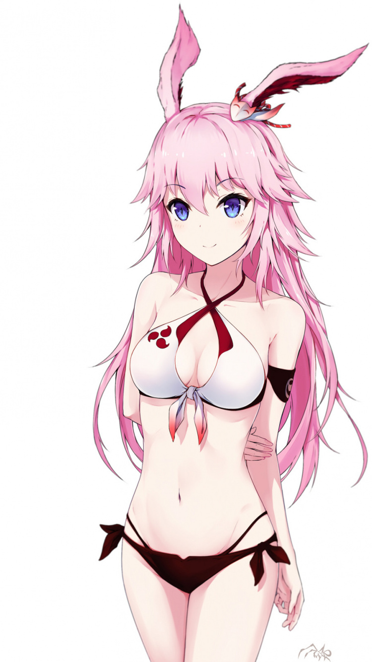 Swimsuit, Anime Girl, Yae Sakura, Benghuai Xueyuan, - Anime Girl In Swimsuit - 750x1334 Wallpaper Swimsuit, Anime Girl, Yae Sakura, Benghuai Xueyuan, - Anime Girl In Swimsuit - 750x1334 Wallpaper