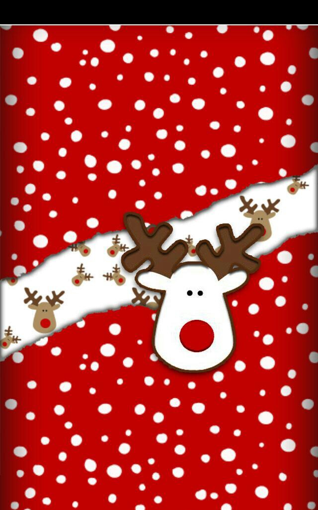 Fondo, Navidad, Reno - Fondos De Pantallas Navideñas - HD Wallpaper 