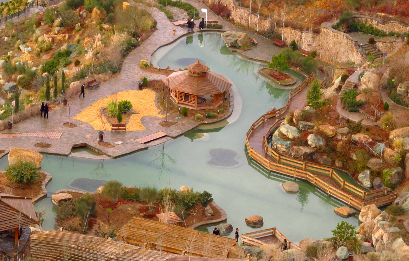 Photo Wallpaper Garden, Iran, Tehran - Scale Model - HD Wallpaper 