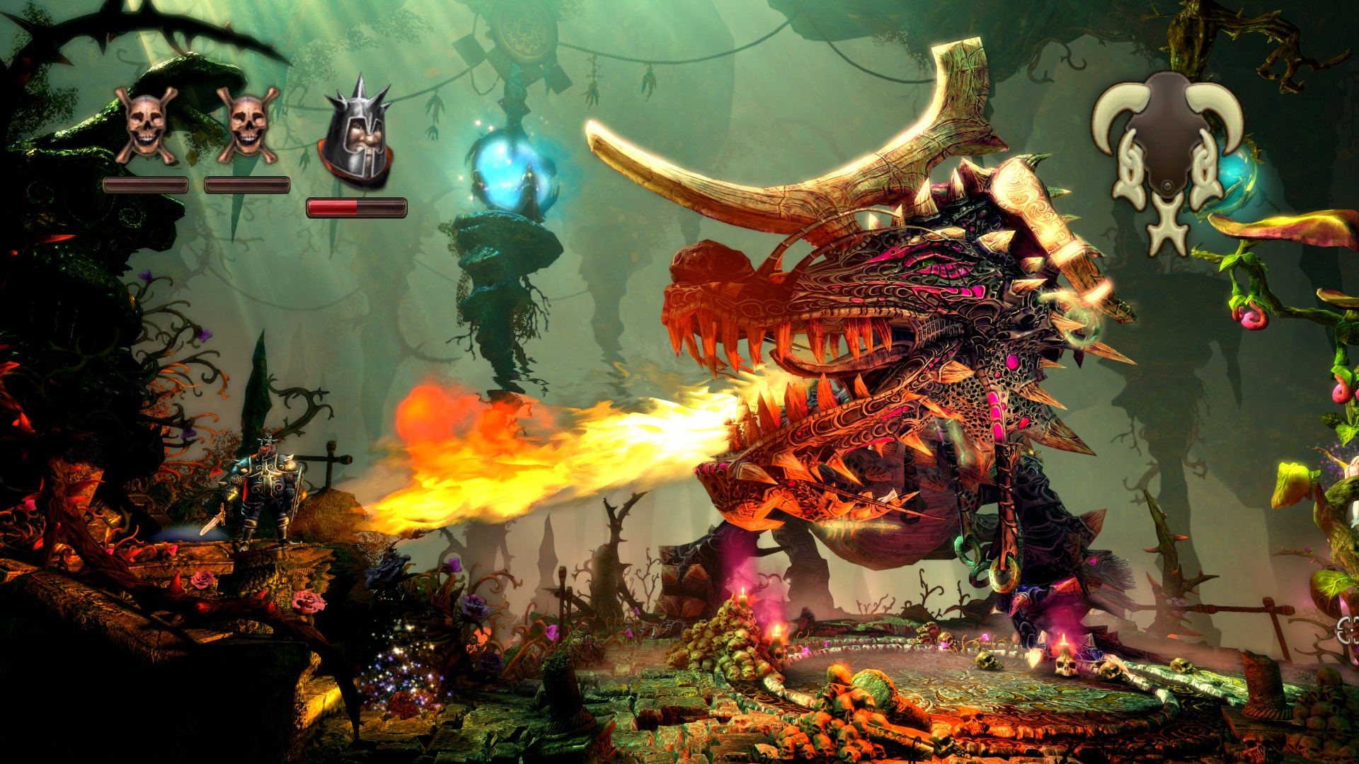 Trine 2 Hd Wallpapers - Trine 2 Co Op Steam - HD Wallpaper 
