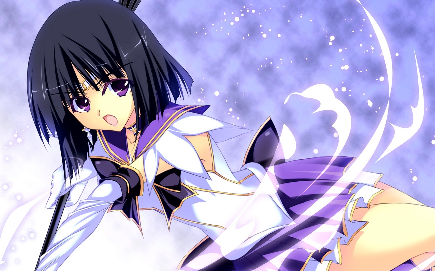Wallpaper Bishoujo Senshi Sailor Moon, Tomoe Hotaru, - Sailor Saturn - HD Wallpaper 