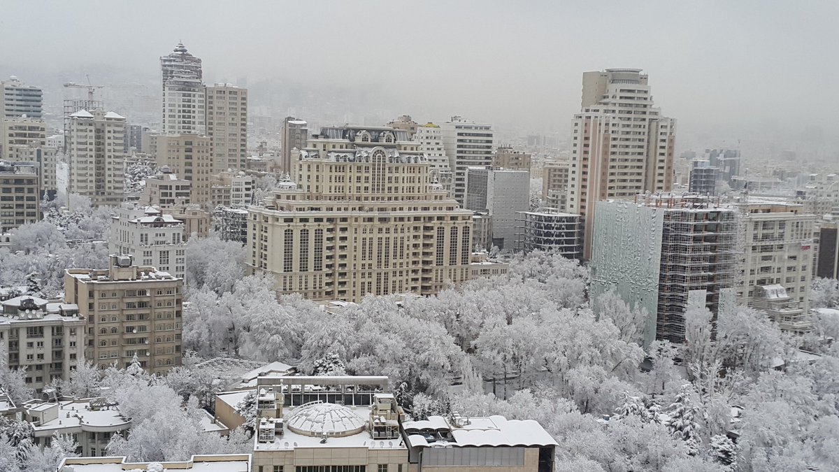 Tehran Snow - HD Wallpaper 
