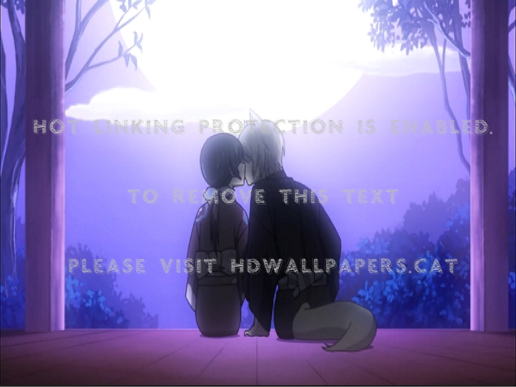 Kamisama Kiss Nanami-tomoe Anime - Tomoe X Nanami Kisses - HD Wallpaper 