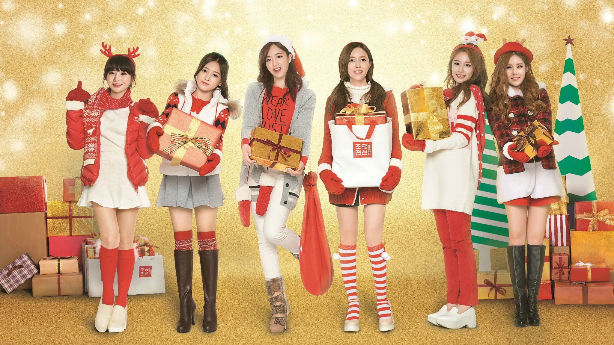 T Ara Christmas - HD Wallpaper 