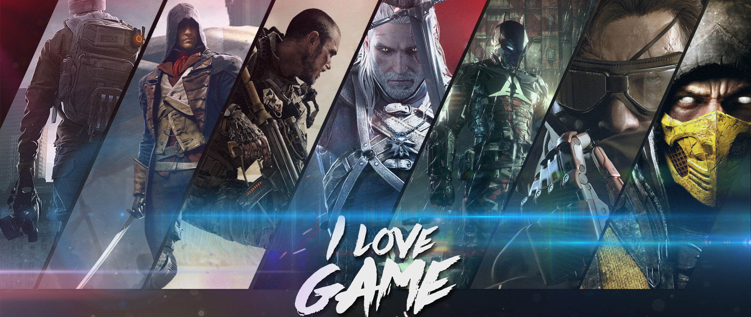 Collage Video Games - HD Wallpaper 