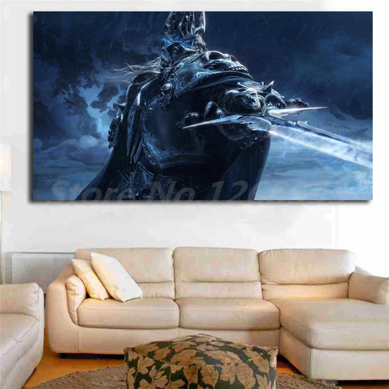 Lich King In His Chair - HD Wallpaper 