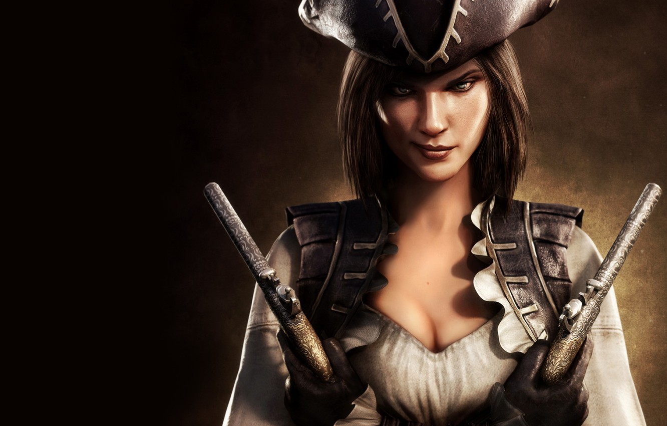 Photo Wallpaper Pirate, Ubisoft, Assassin, Assassin - Assassins Creed Black Flag Multiplayer Characters - HD Wallpaper 