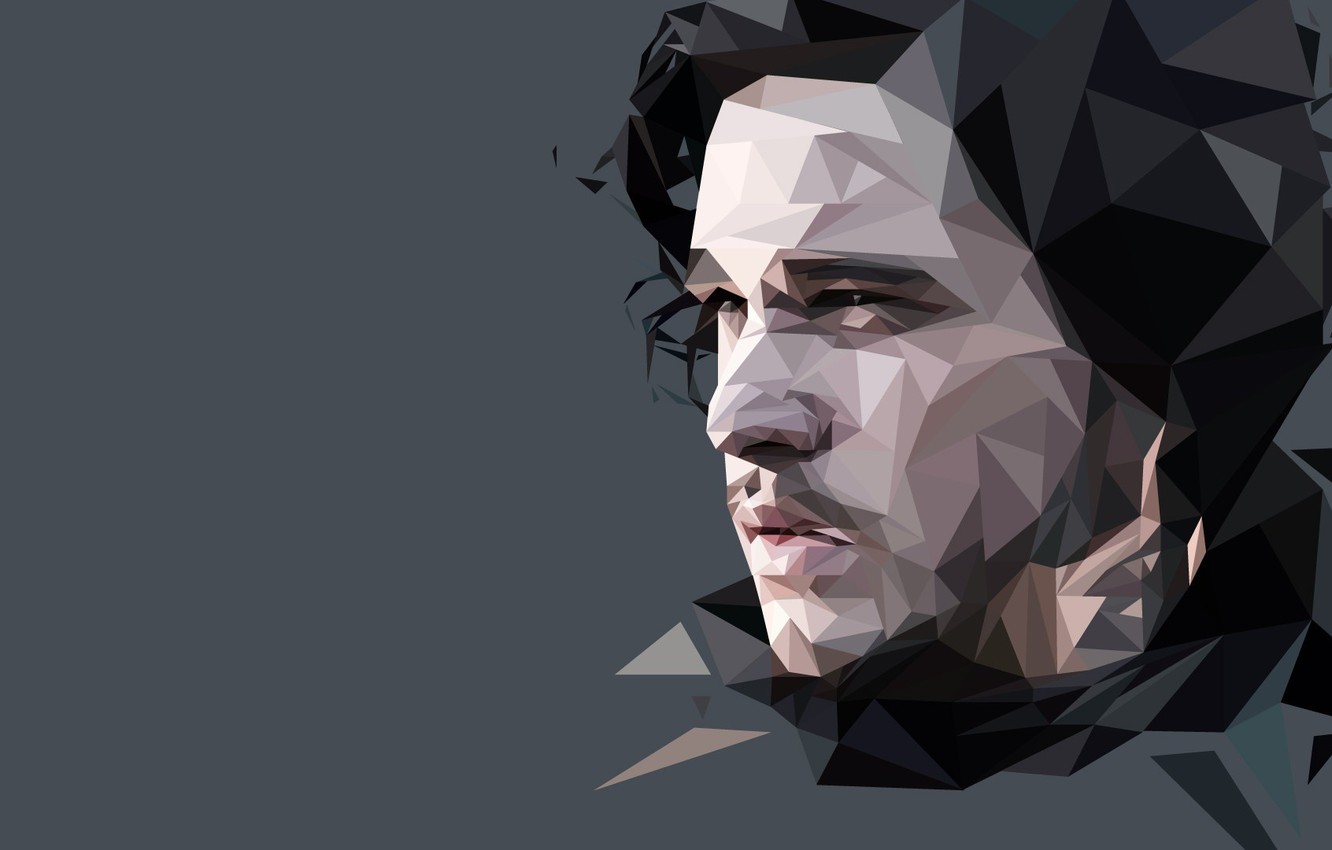 Photo Wallpaper Abstract, Ghost, North, Face, Wolf, - Jon Snow Avatar - HD Wallpaper 