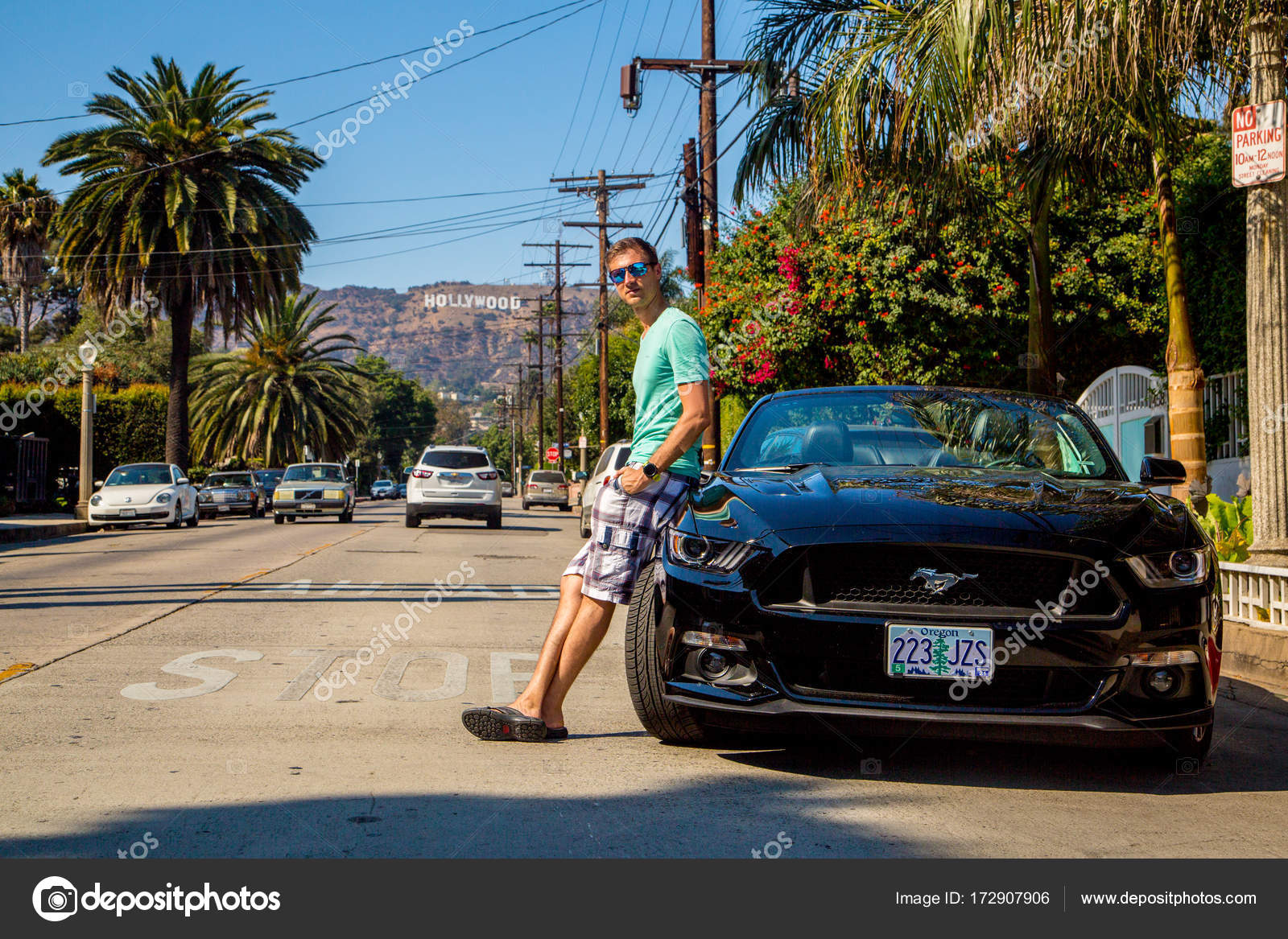 Los Angeles Ford Mustang - HD Wallpaper 