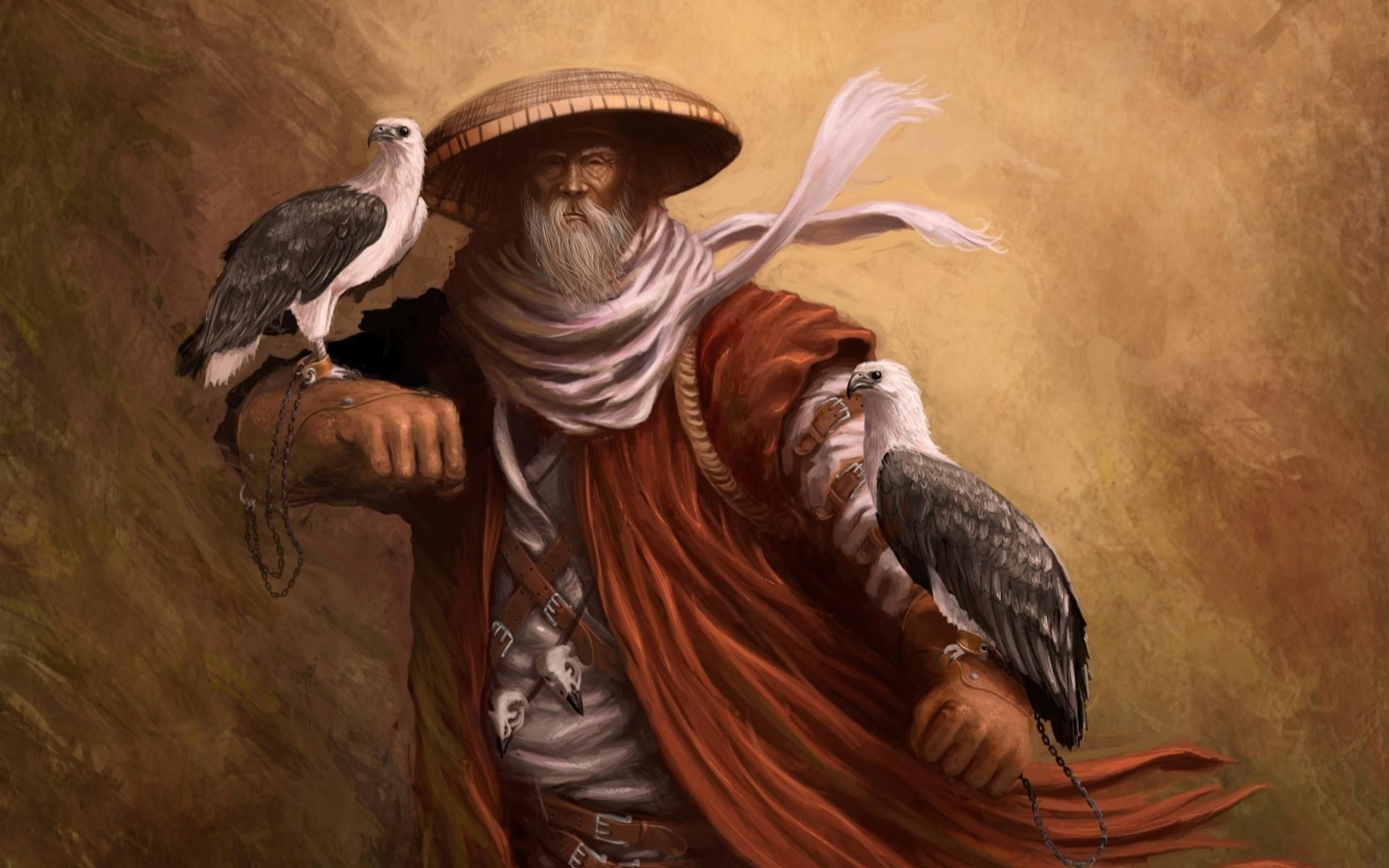 Old Asian Sorcerer - Asian Sorcerer - HD Wallpaper 