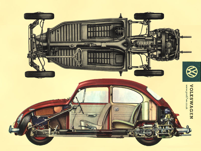 Vw Beetle Chassis - HD Wallpaper 