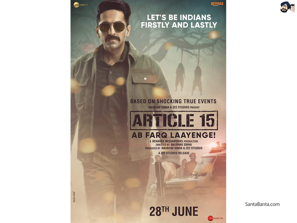 Article - Article 15 Movie Poster - HD Wallpaper 