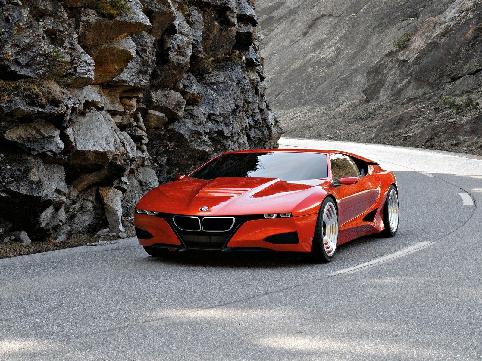 Bmw M1 Homage Concept Car - Bmw Car In Road - HD Wallpaper 