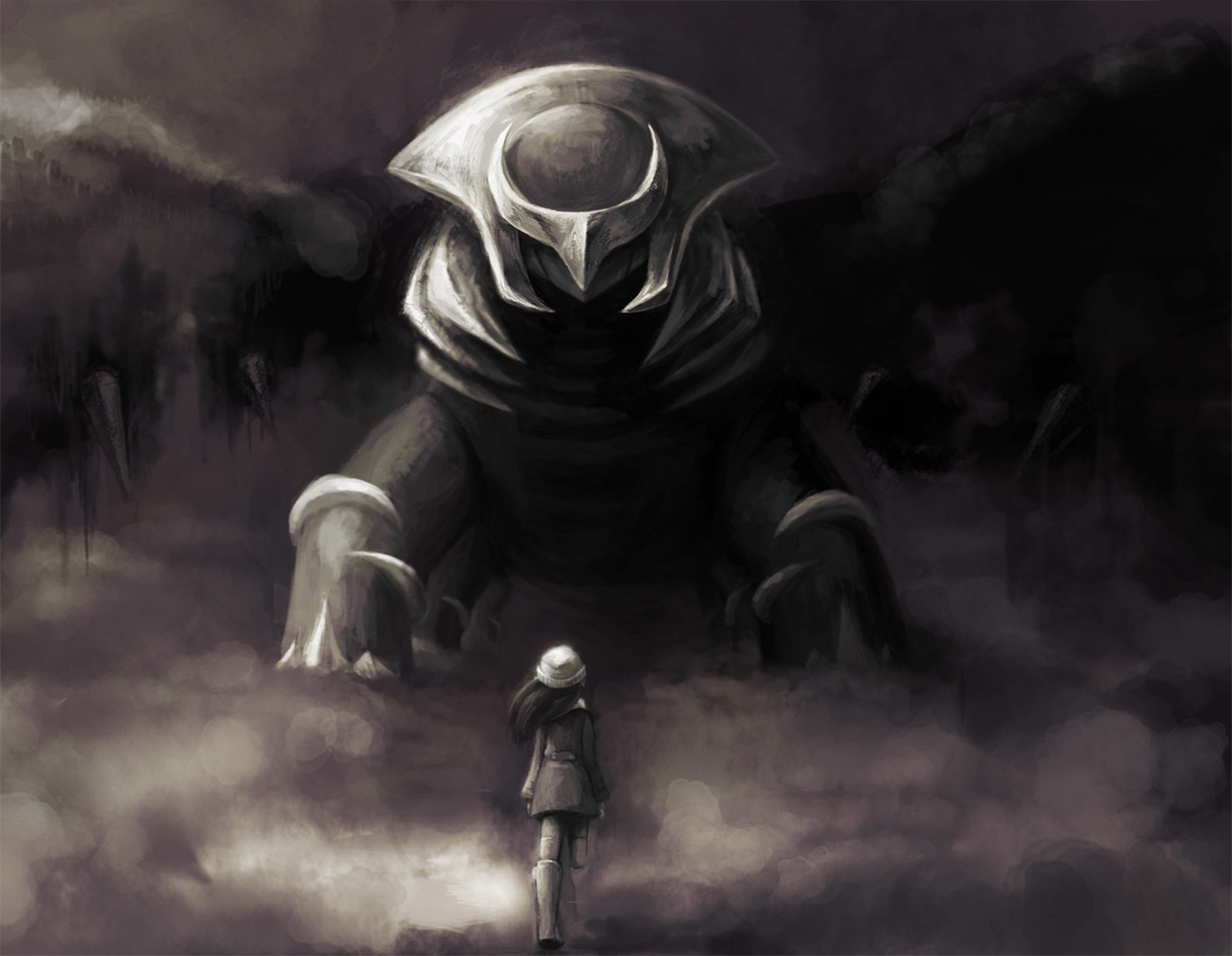 Giratina Pokemon Fan Art - HD Wallpaper 