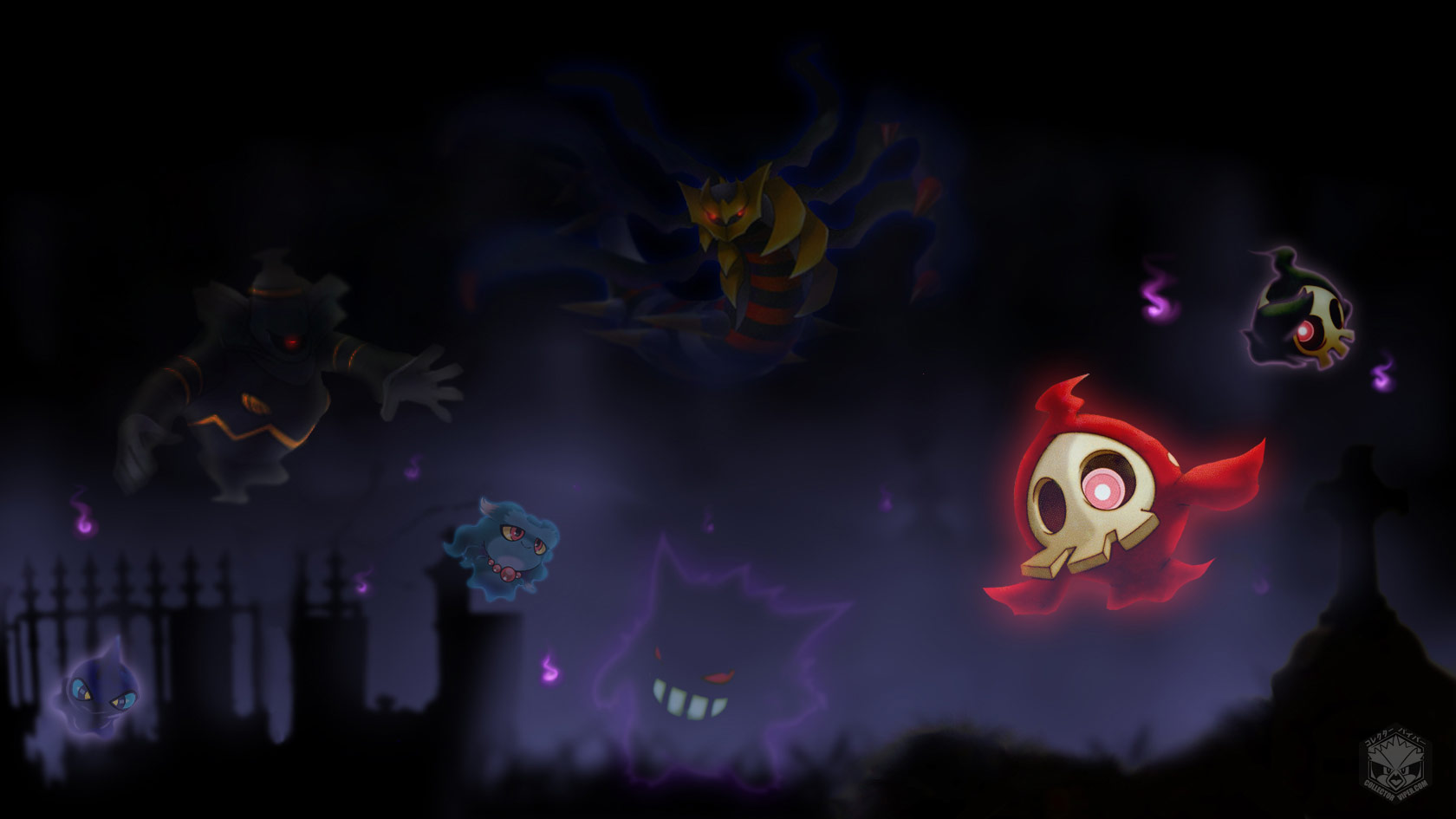 Pokemon Ghost Desktop Wallpaper Hd - HD Wallpaper 