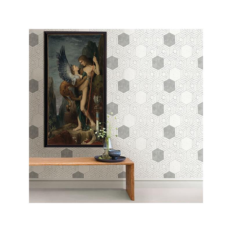 2902 25555 Theory, Momentum Off White Geometric - Wallpaper - HD Wallpaper 