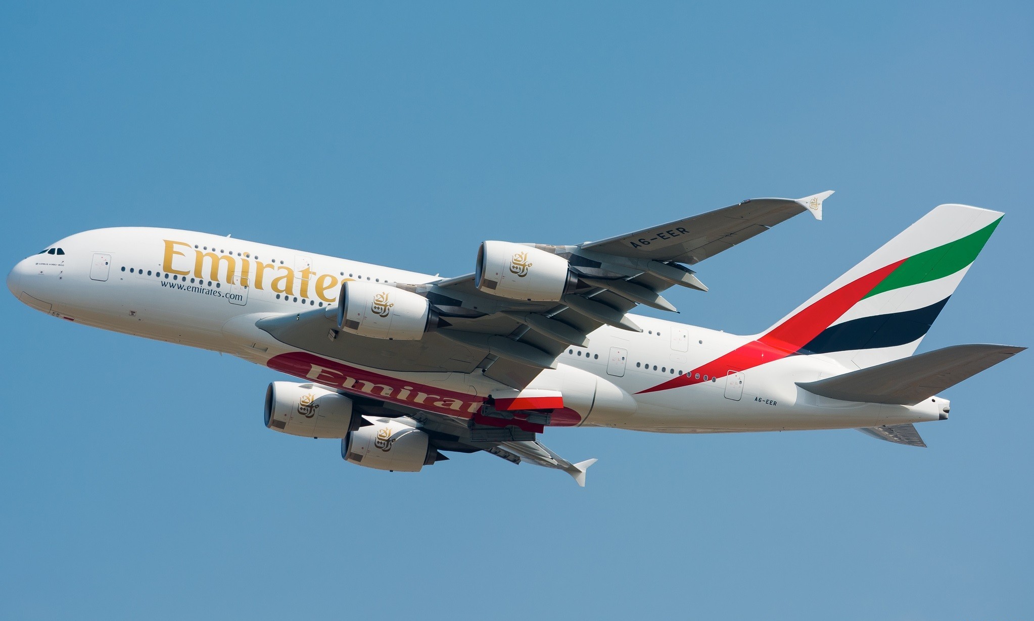 Emirates A380 Wallpaper Hd - HD Wallpaper 