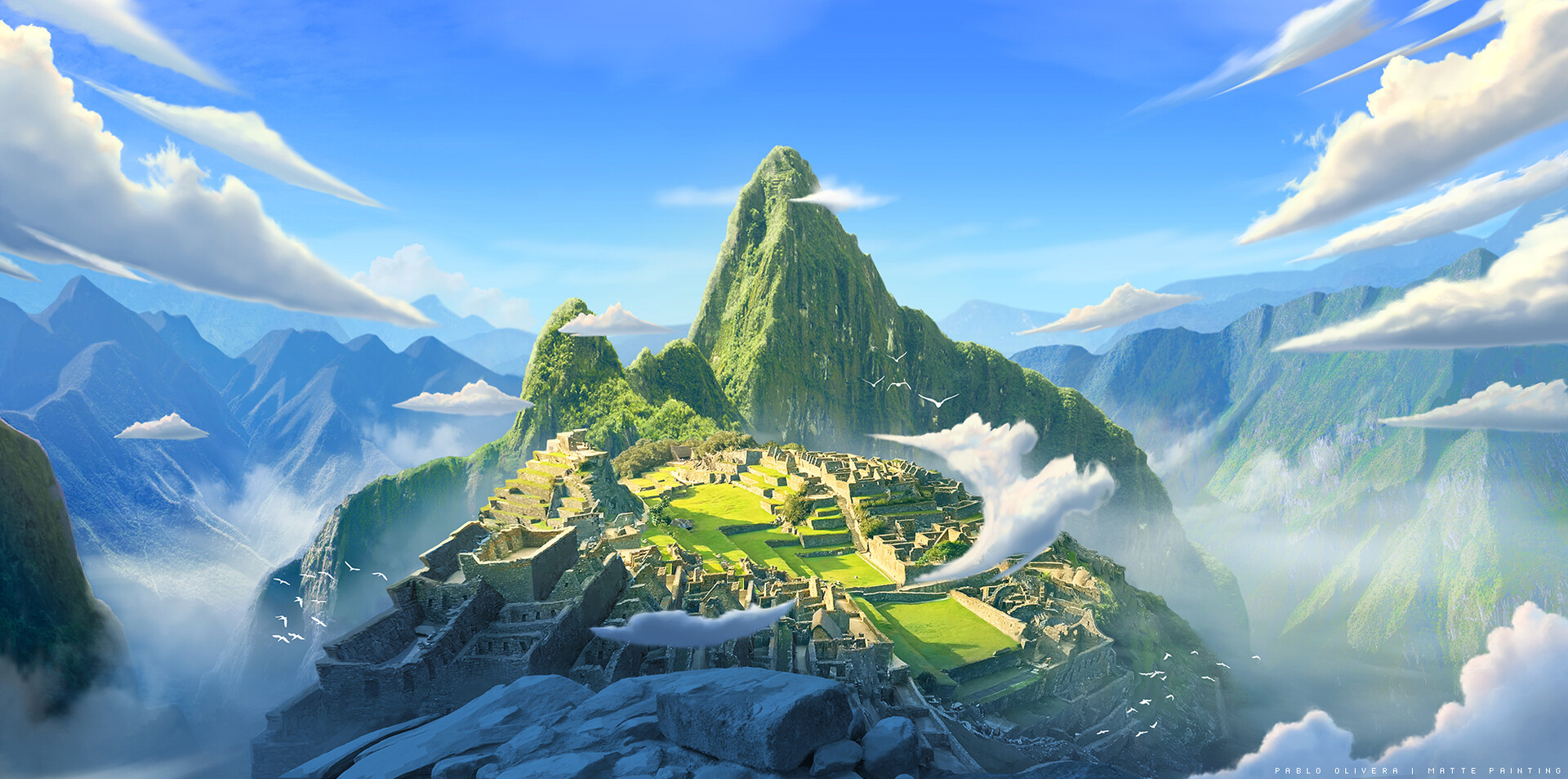 Concept Art Matte Painting - HD Wallpaper 