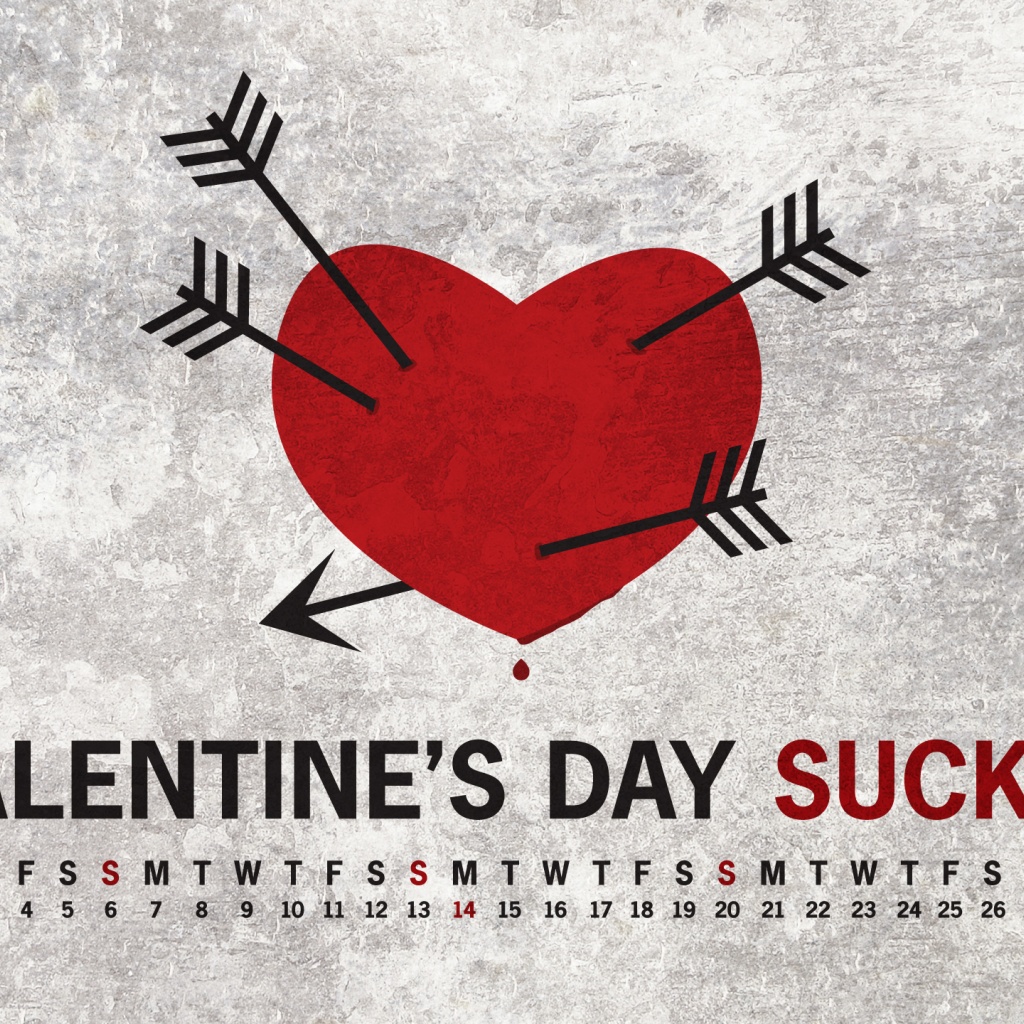 Valentine's Day Sucks - HD Wallpaper 
