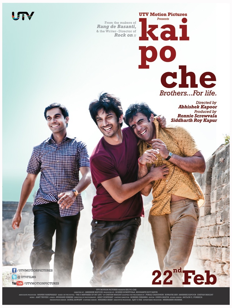 Kai Po Che Movie Poster - HD Wallpaper 