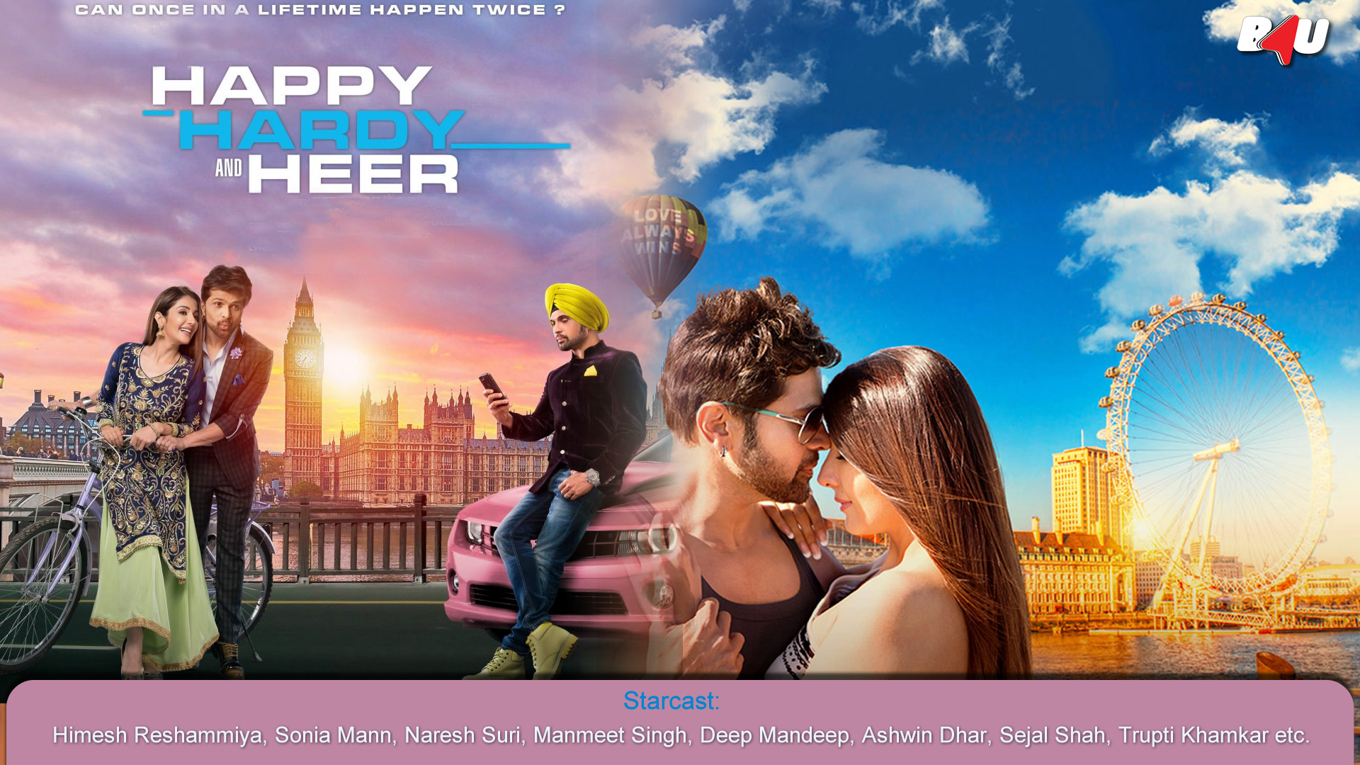Happy Hardy And Heer - Happy Hardy And Heer Poster - HD Wallpaper 
