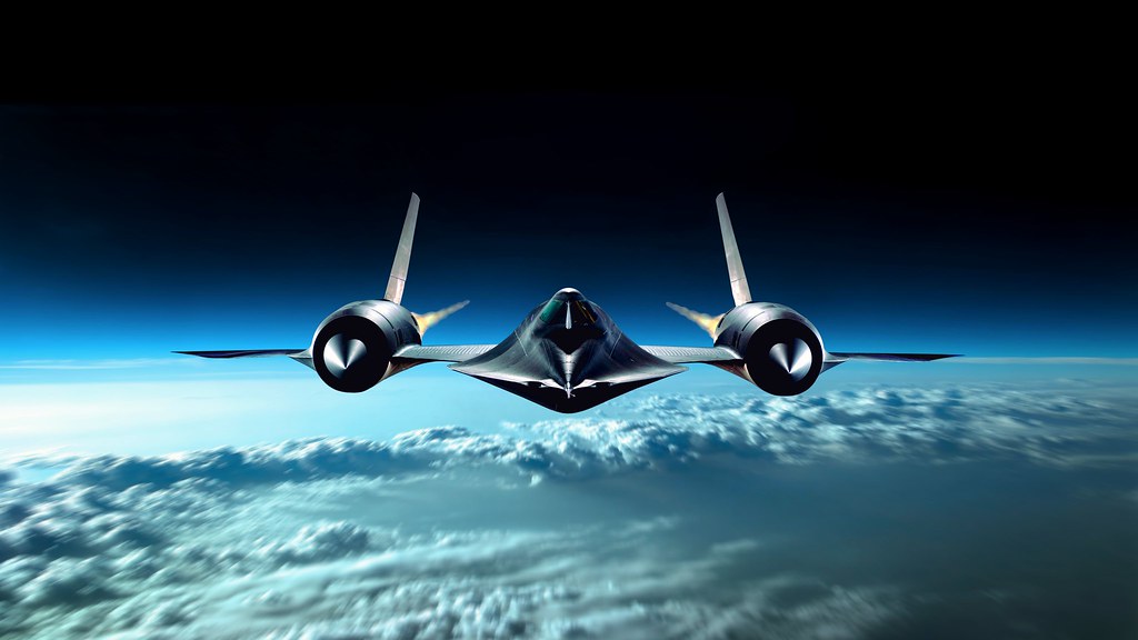 Black Bird Airplane - HD Wallpaper 