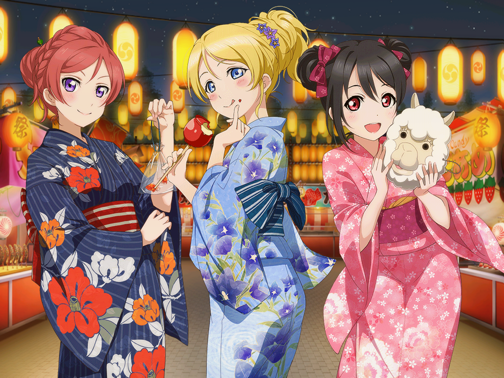 Maki Love Live Kimono - HD Wallpaper 