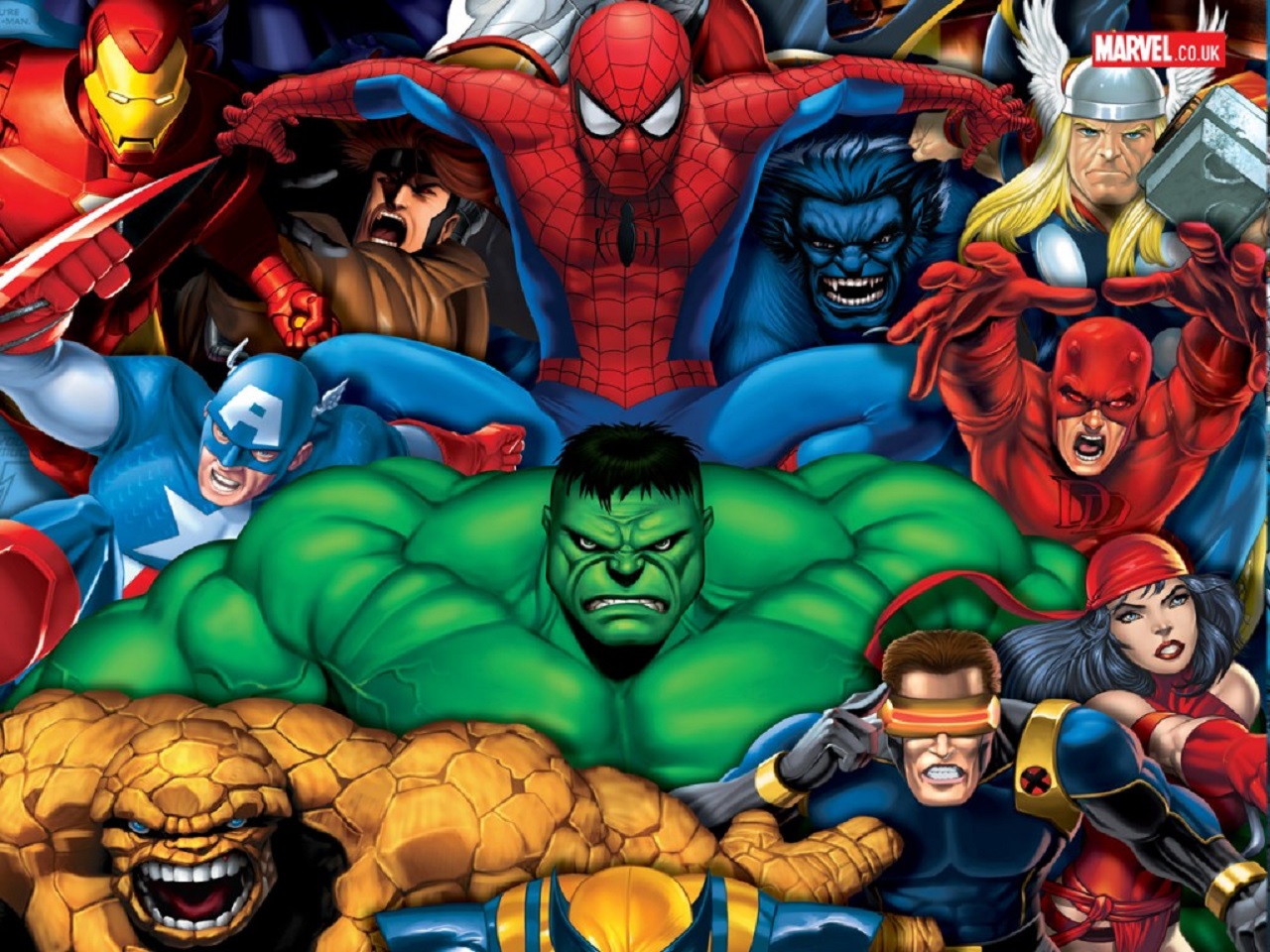 Hulk E Homem Aranha - HD Wallpaper 