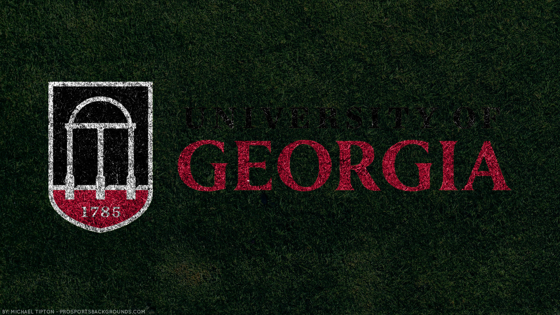 Georgia Bulldogs 2018 Ncaa Football Team Logo Grass - HD Wallpaper 