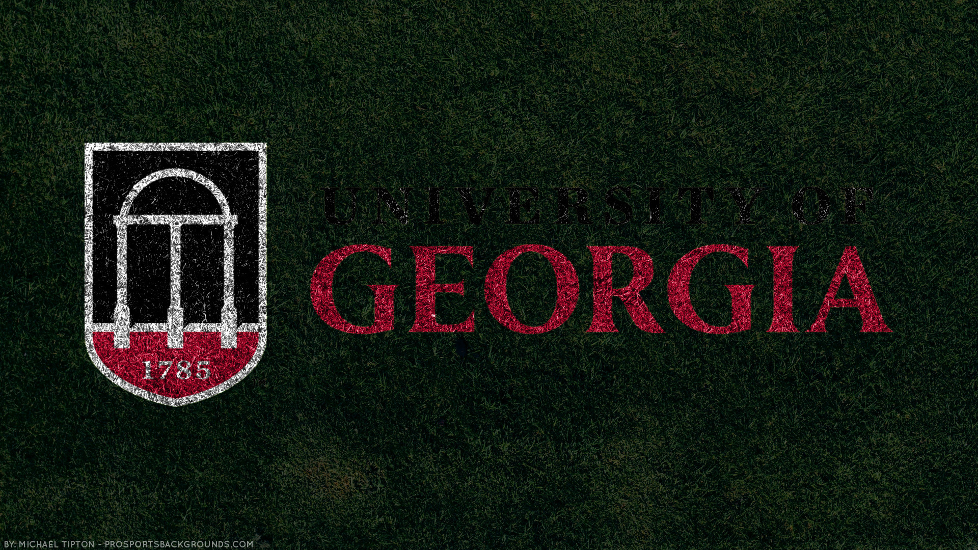 Georgia Bulldogs 2018 Ncaa Football Team Logo Grass - HD Wallpaper 