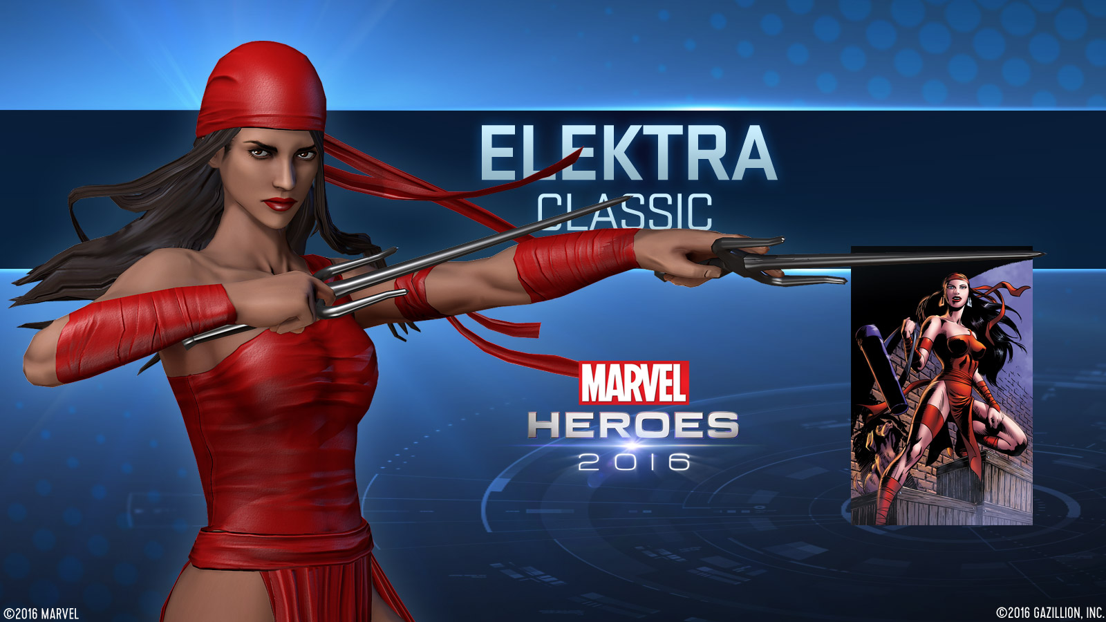 Marvel Heroes Elektra - HD Wallpaper 
