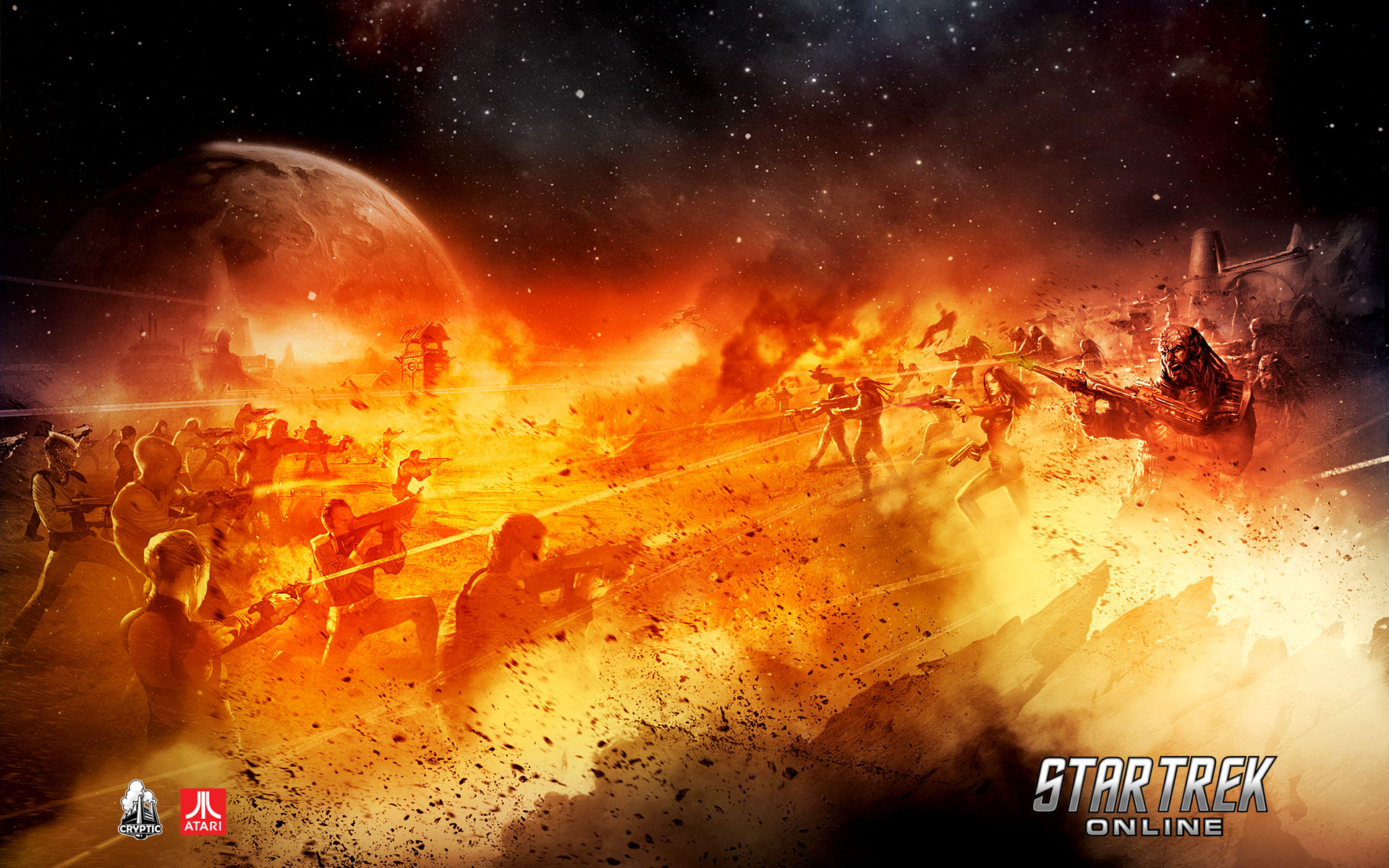 Klingon Wallpaper Star Trek Online - HD Wallpaper 