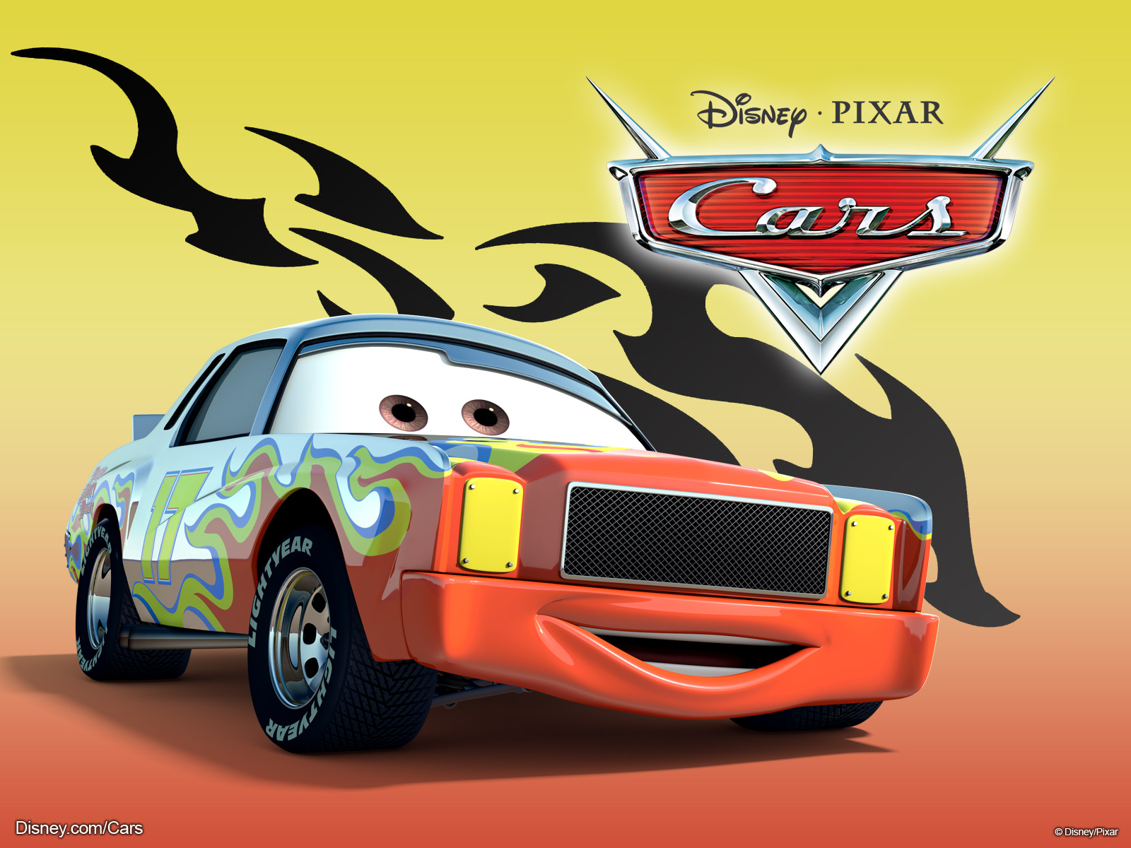 Darrel Cartrip The Race Car From Pixar S Cars Movie - Disney The Cars Characters - HD Wallpaper 