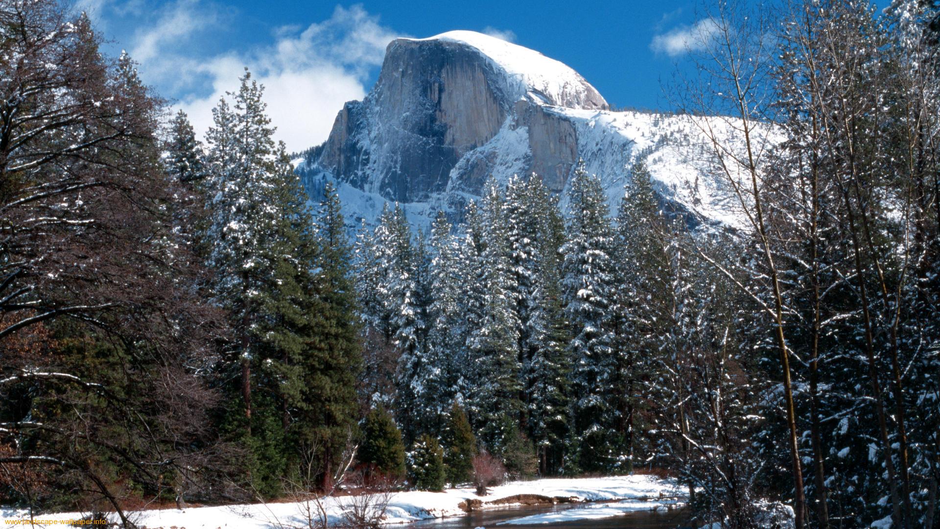 Yosemite Winter Wallpaper Hd - HD Wallpaper 